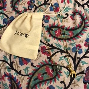 J. Crew Elephant & Giraffe Pendant Necklaces